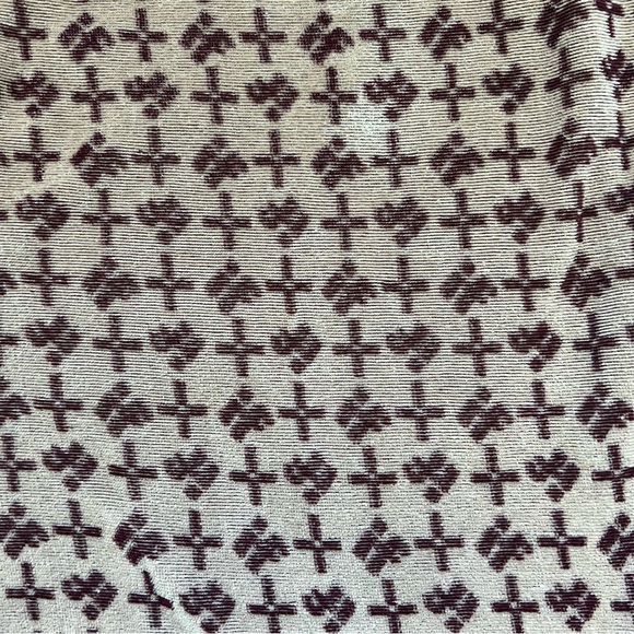 iets frans Monogram velour wide leg track pant | size Large - Picture 4 of 6